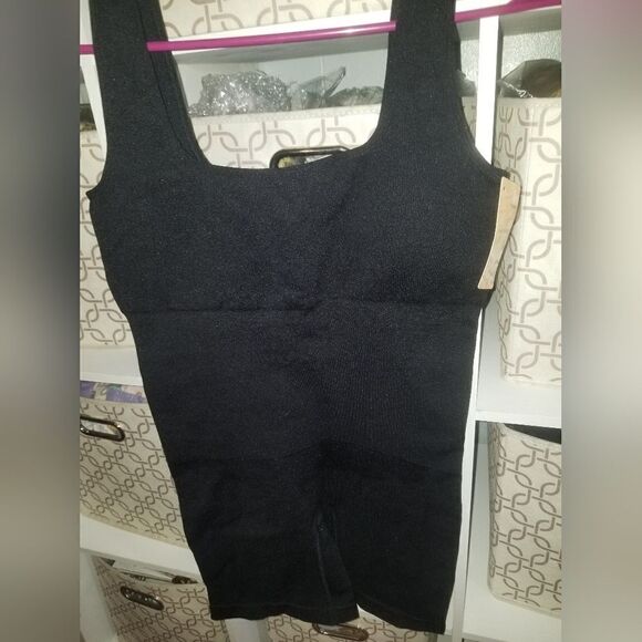 Popilush Shapewear Romper Slimming Workout Square-Neck Thigh - Size L - Picture 12 of 15